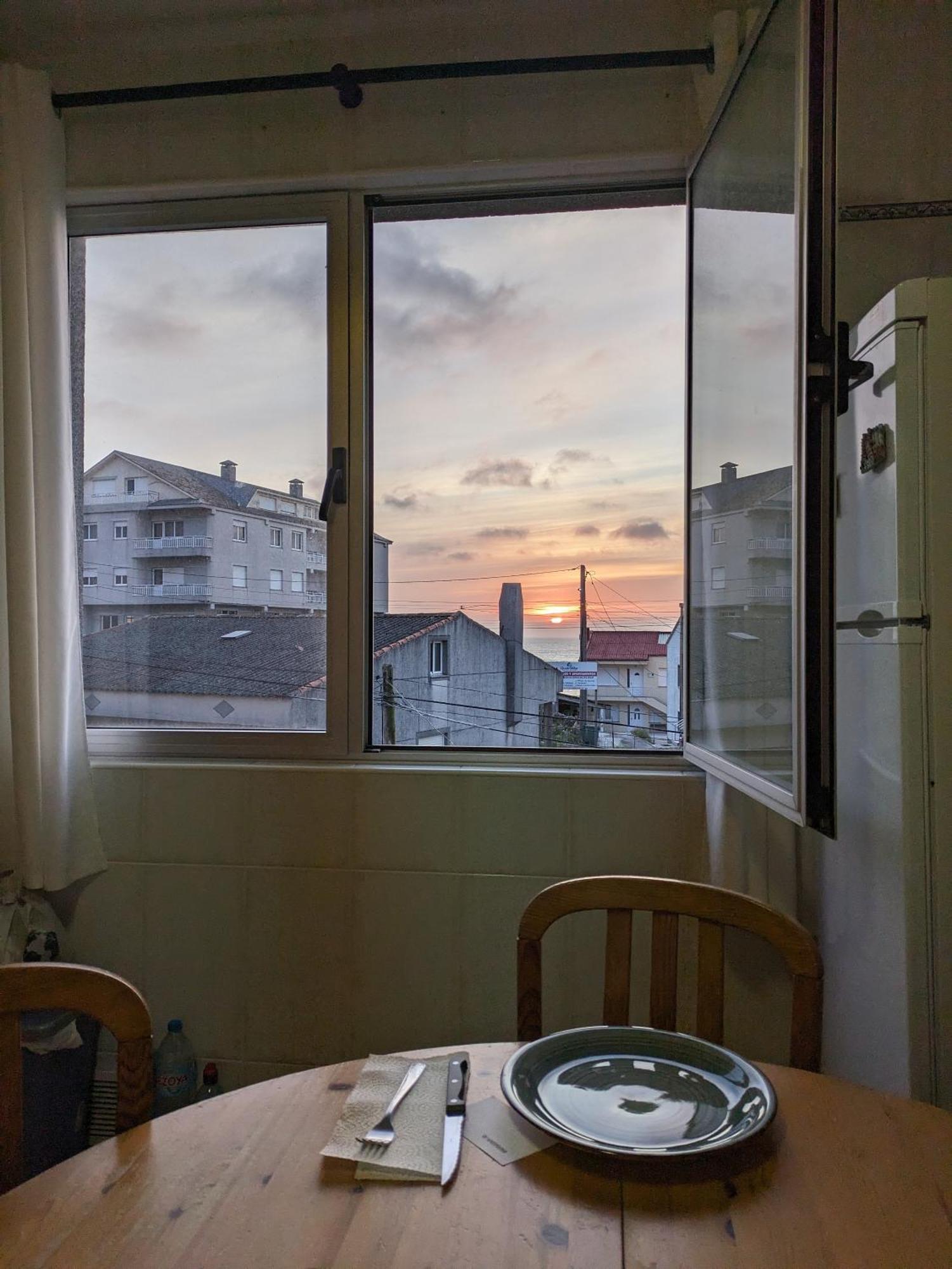 Apto En Muxia Con Vistas Al Mar Saude Doce Muxía Exterior foto